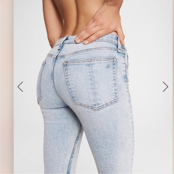 NWT rag & bone Cate Mid-Rise Skinny Thunderbird
Slim Fit Ankle Acid Indigo Jeans - Picture 12 of 16